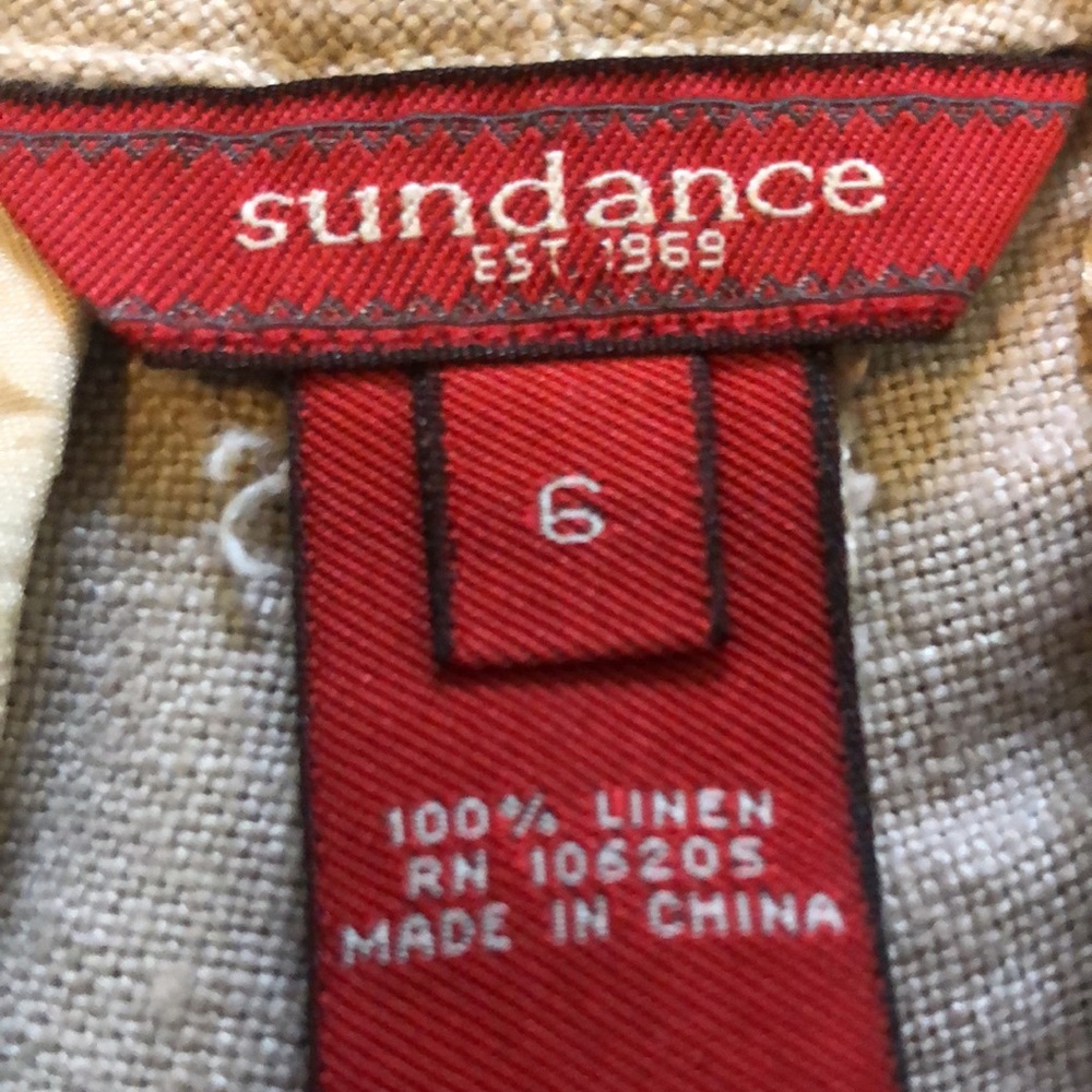 Sundance Linen Crop Pant - Picture 2 of 3